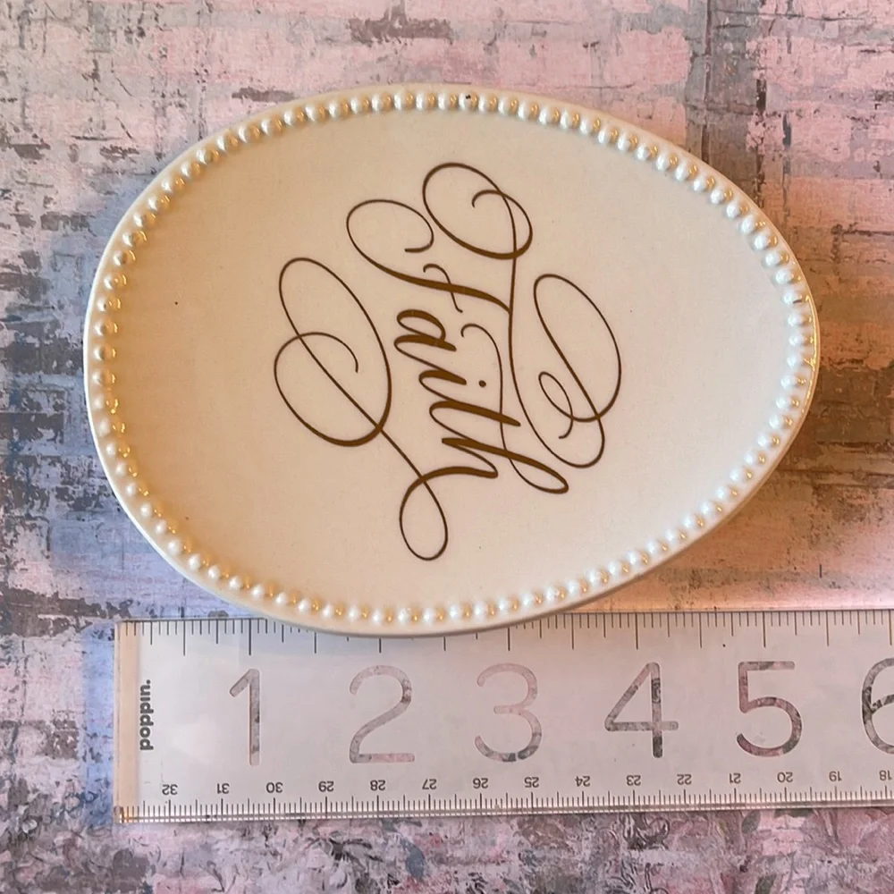 Two’s Company Faith Trinket Tray